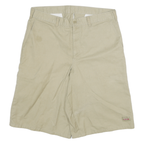 DICKIES Mens Shorts Beige Casual XL W32 Cotton Blend Workwear Utility