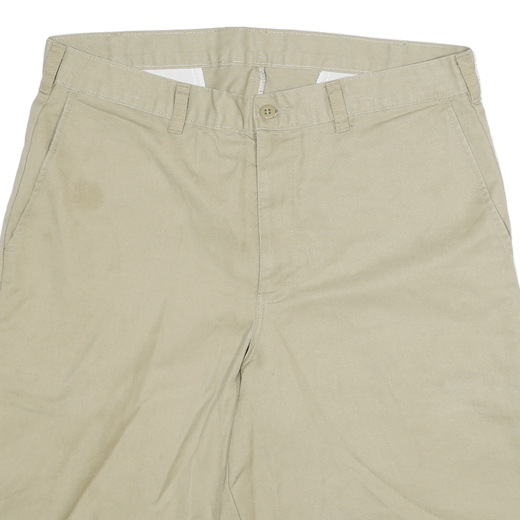 DICKIES Mens Shorts Beige Casual XL W32 Cotton Blend Workwear Utility