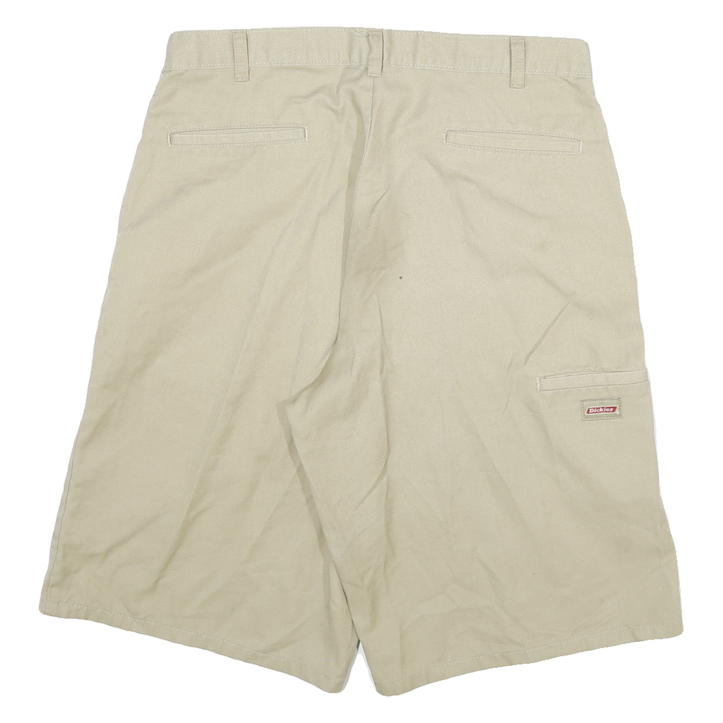DICKIES Mens Shorts Beige Casual XL W32 Cotton Blend Workwear Utility