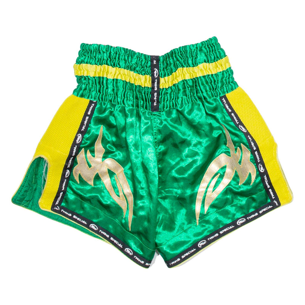 TWINS Thai Boxing Mens Sports Shorts Green M W26