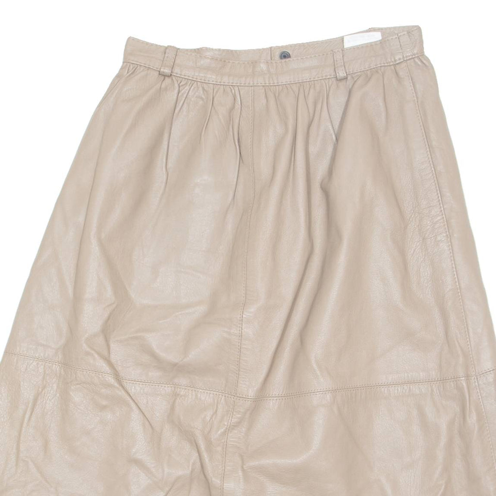 Womens Maxi Skirt Brown Knee Length XS