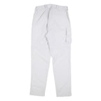 VAUDE Womens Slim White Trousers Zip Pockets W30 L30 Outdoor Casual