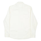 WRANGLER Mens Plain Shirt Cream Long Sleeve M