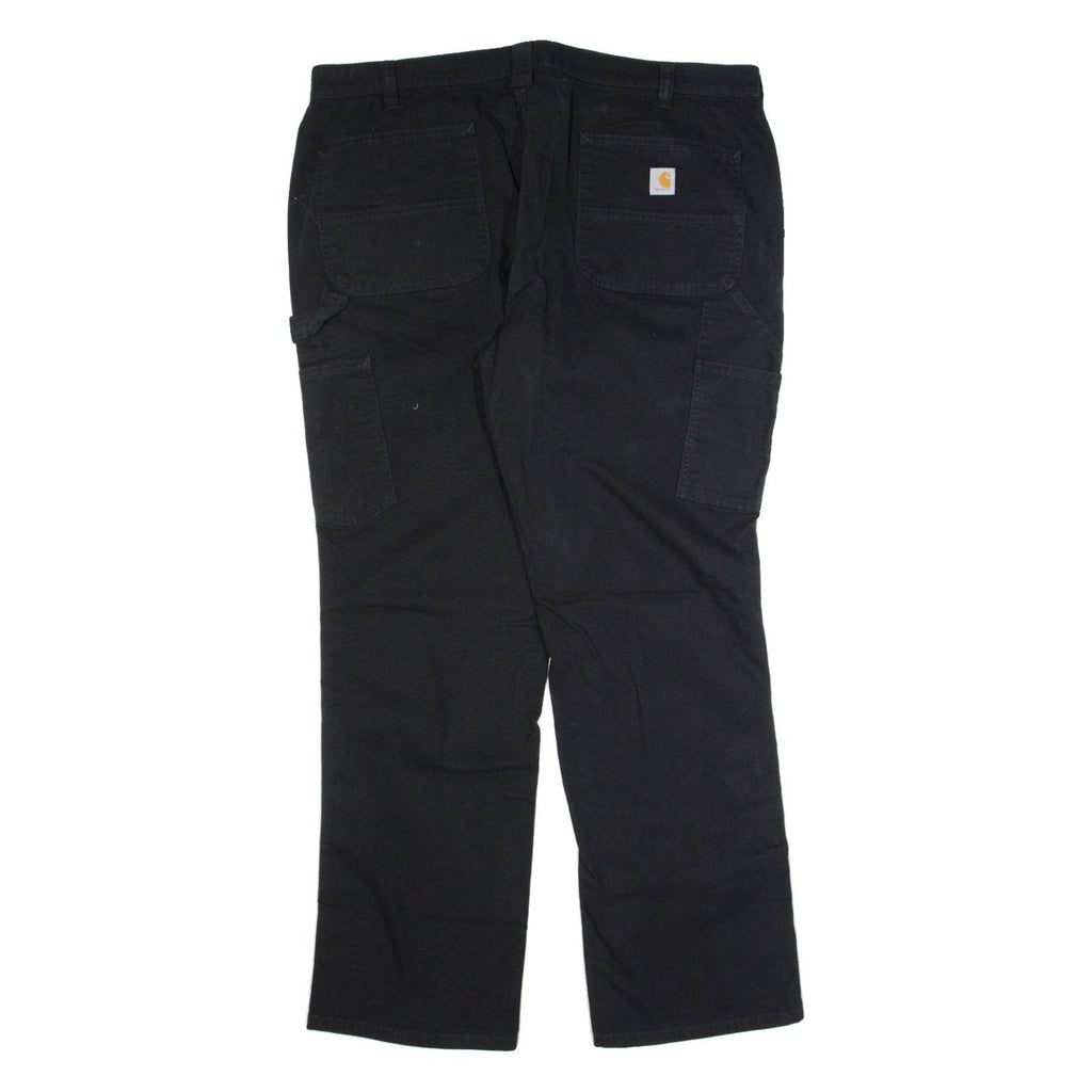 CARHARTT Workwear Womens Trousers Black Loose Straight W38 L32