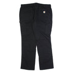 CARHARTT Workwear Womens Trousers Black Loose Straight W38 L32