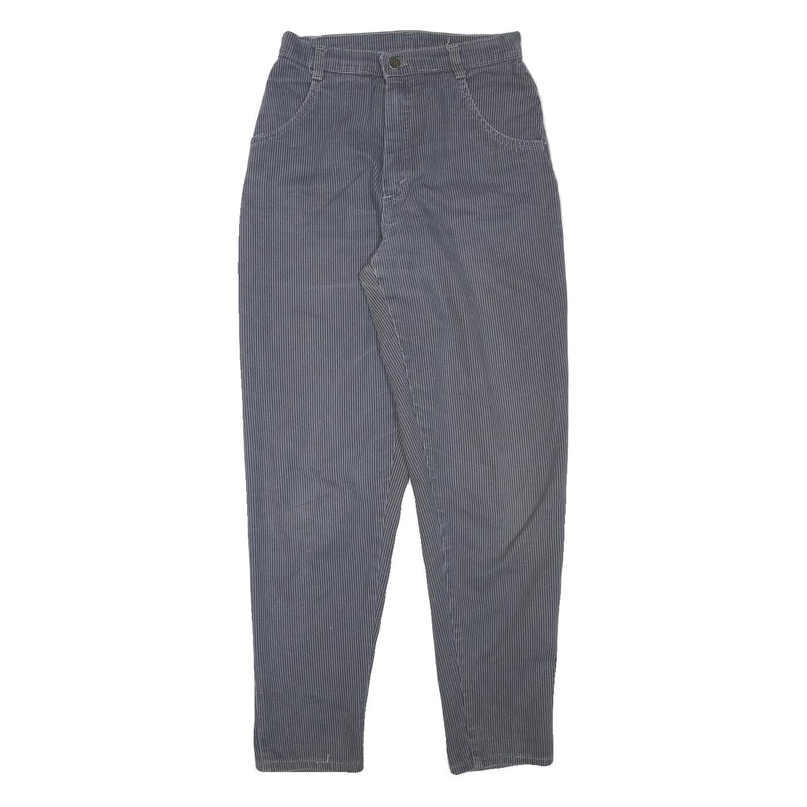 Womens Relaxed Fit Blue Denim Plain Woven Cotton Blend Jeans W26 L29 Casual