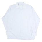 PIERRE CARDIN Mens White Shirt L Classic Long Sleeve Button Formal
