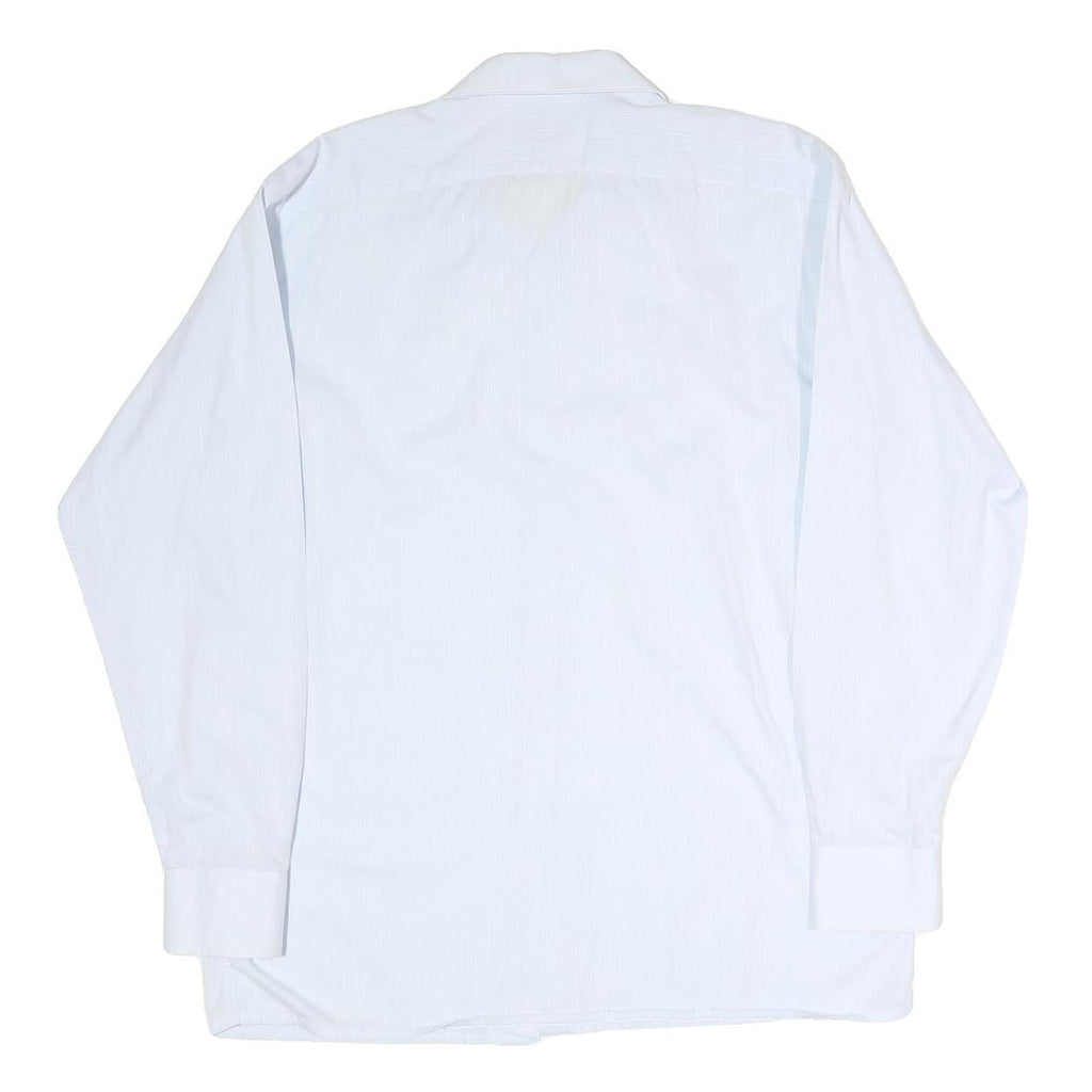 PIERRE CARDIN Mens White Shirt L Classic Long Sleeve Button Formal