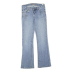 STUGAN Womens Regular Fit Blue Denim Jeans W30 L30 Studded Pocket Detail