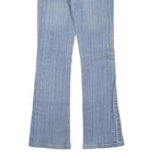 STUGAN Womens Regular Fit Blue Denim Jeans W30 L30 Studded Pocket Detail