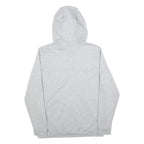 NIKE Mens Grey Pullover Hooded Hoodie L Lightweight Cotton Blend Sportswear