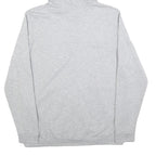 NIKE Mens Grey Pullover Hooded Hoodie L Lightweight Cotton Blend Sportswear