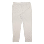 JASPER CONRAN Womens Cotton Blend White Regular Fit Skinny Trousers W32 L26