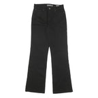 LEVI'S Womens 512 Regular Fit Black Denim Jeans W27 L30 Stylish Zip Closure