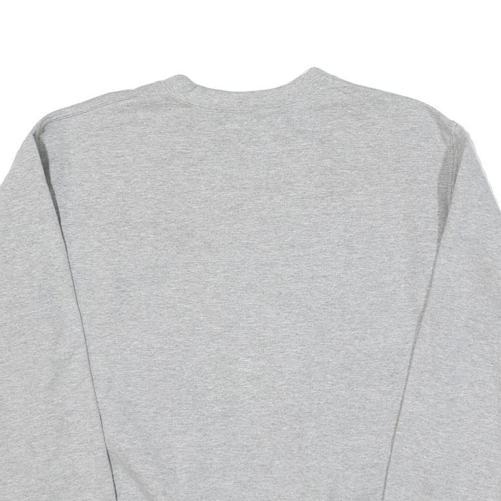 THE BEATLES Mens Grey Sweatshirt Crew Neck S Band Print Cotton Blend Pullover