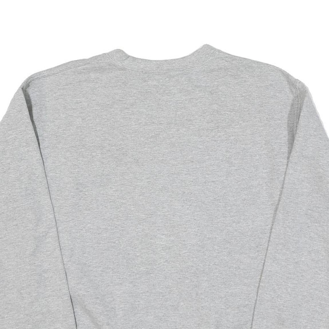 THE BEATLES Mens Grey Sweatshirt Crew Neck S Band Print Cotton Blend Pullover