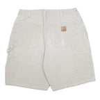 CARHARTT Mens Shorts Beige Casual Plain M W32 Workwear Durable Cotton