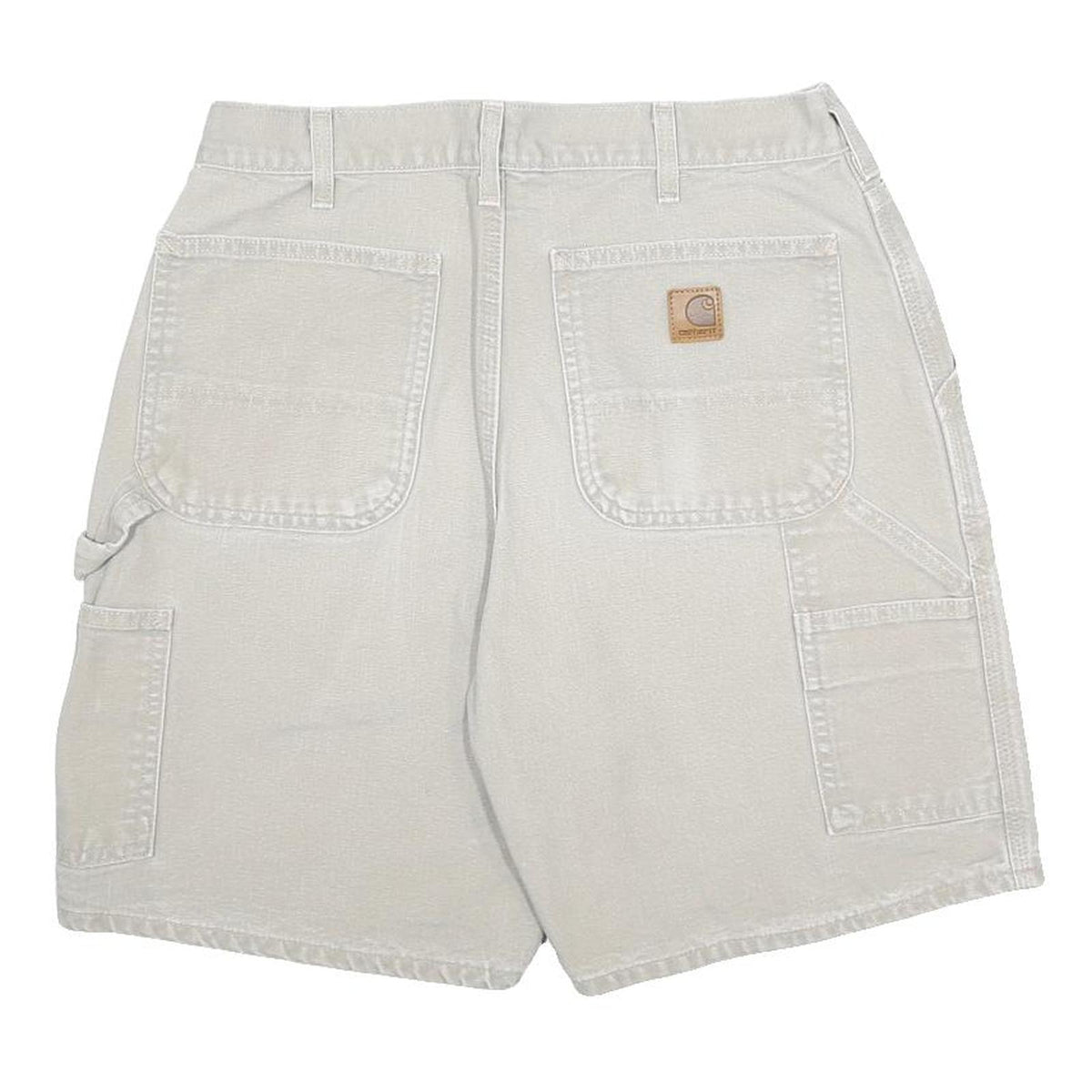 CARHARTT Mens Shorts Beige Casual Plain M W32 Workwear Durable Cotton