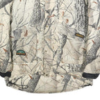 SPORTCHIEF Mens Beige & Grey Camo Outdoor Jacket 2XL Cotton Zip