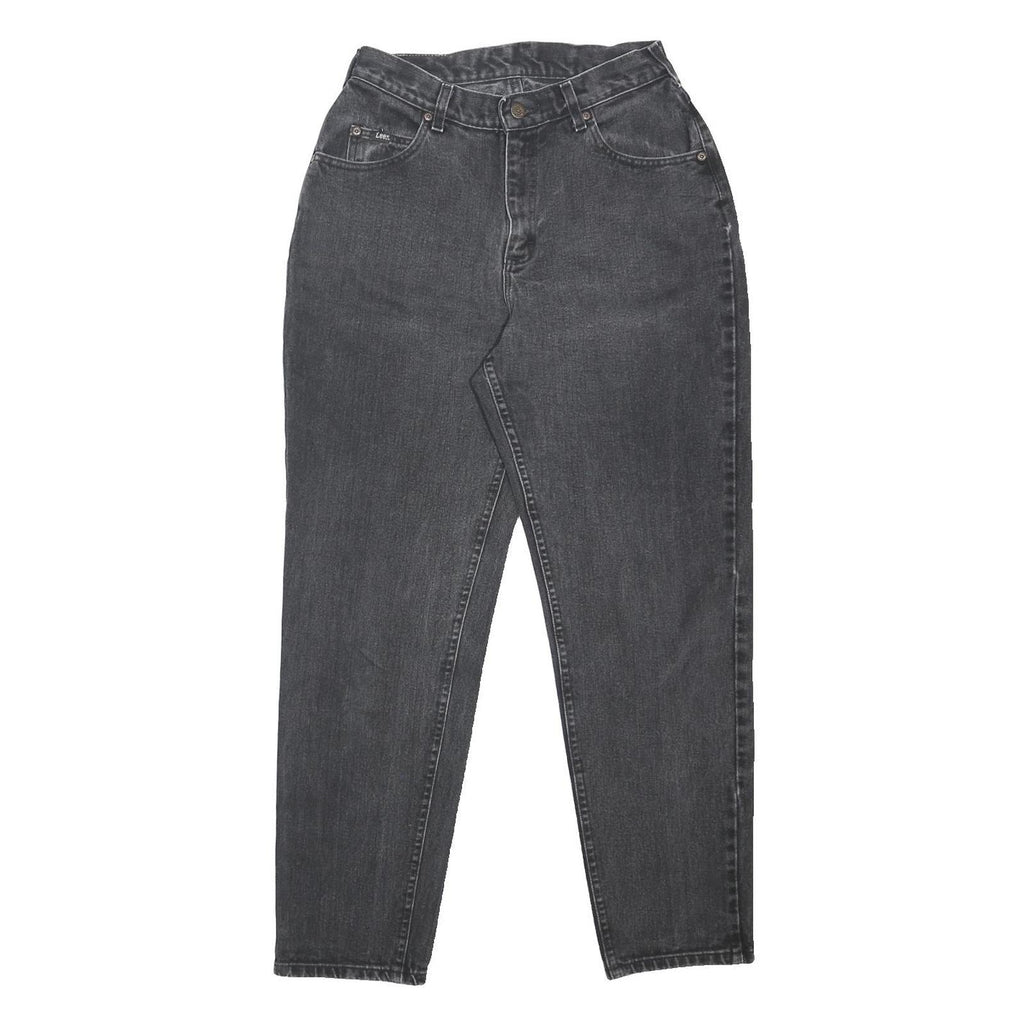 LEE Womens Classic Fit Black Jeans Denim W28 L30 Zip Closure