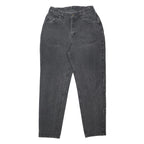 LEE Womens Classic Fit Black Jeans Denim W28 L30 Zip Closure