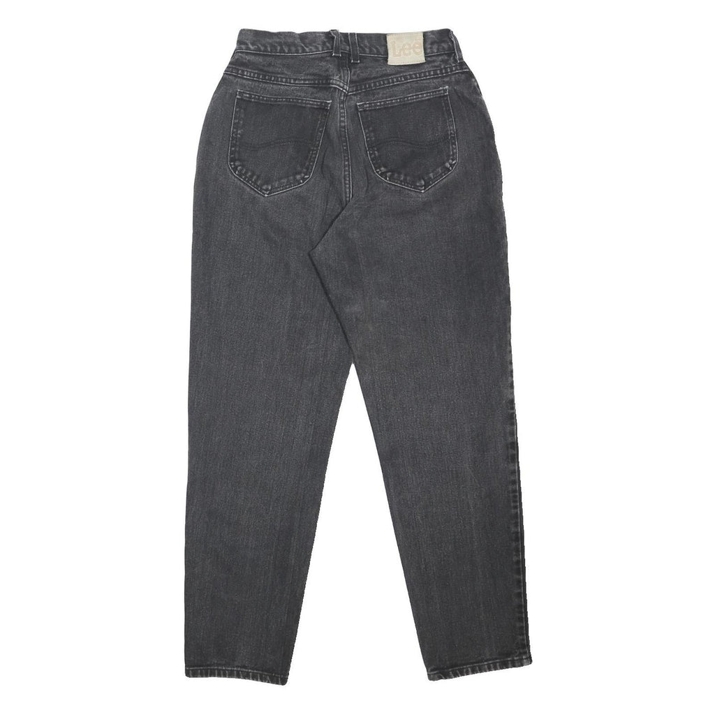 LEE Womens Classic Fit Black Jeans Denim W28 L30 Zip Closure