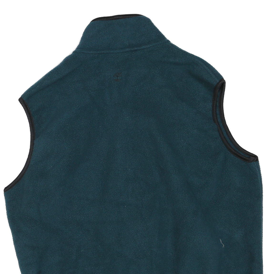 TIMBERLAND Mens Blue Jacket L Polyester Blend Sleeveless Zip Pocket Casual