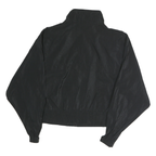 CHAMPION Mens Black Jacket L Polyester Blend Plain Zip Casual Sportswear