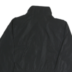 CHAMPION Mens Black Jacket L Polyester Blend Plain Zip Casual Sportswear