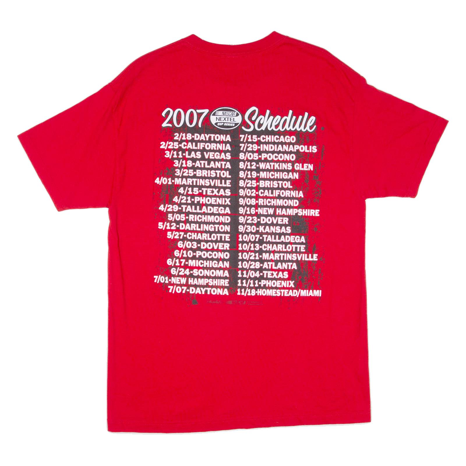 Dale Earnhardt Jr Mens T-Shirt Red L