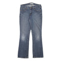 LEVI'S Womens 515 Regular Fit Straight Blue Denim Cotton Blend W29 L28 Zip Jeans