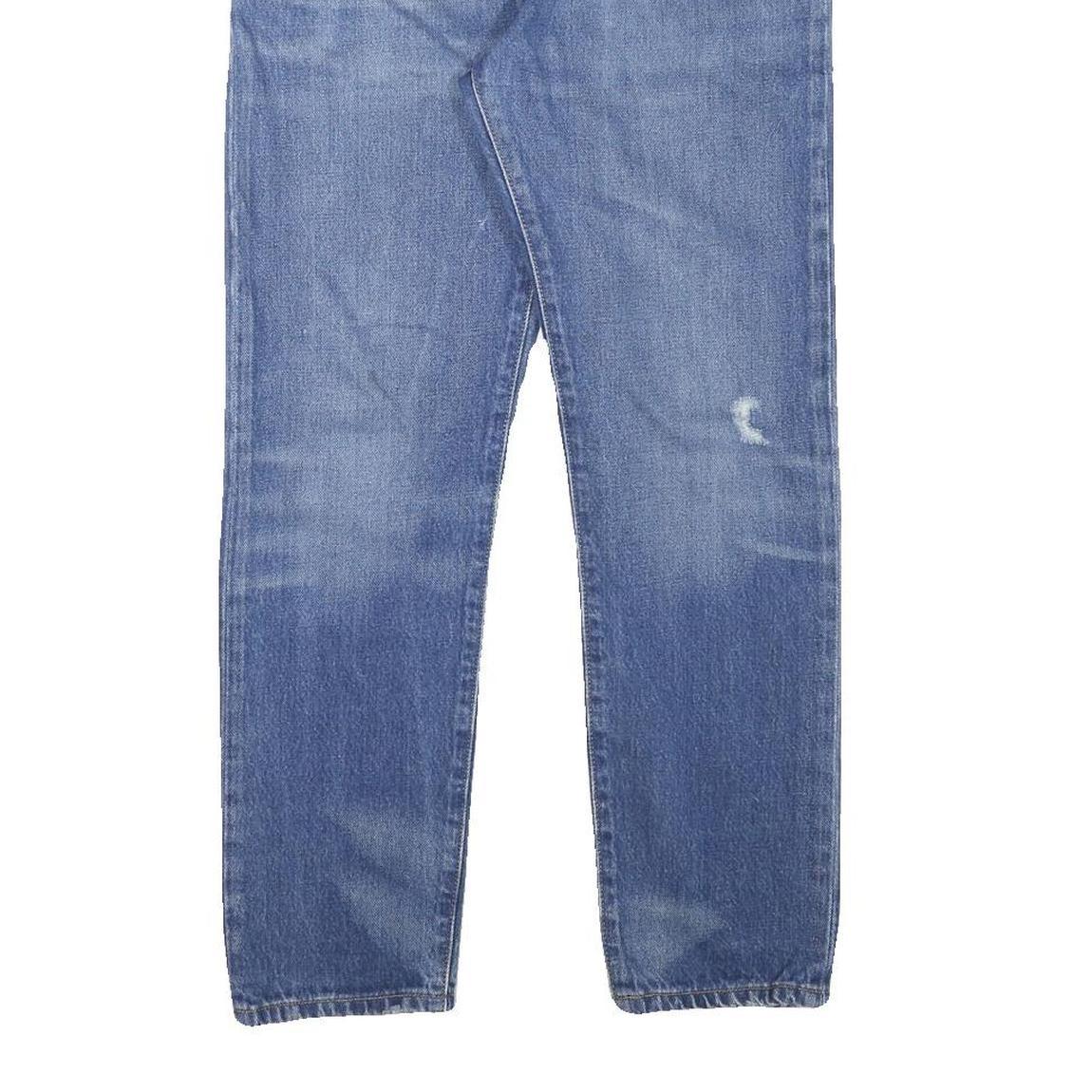 LEVI'S Womens Blue Regular Fit Straight Denim Light W31 L27 Classic Button Jeans