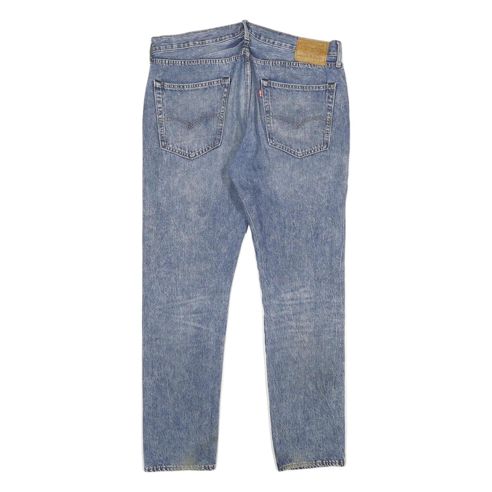 LEVI'S 512 BIG E Mens Jeans Blue Slim Skinny Denim Medium W36 L32 Classic Fit