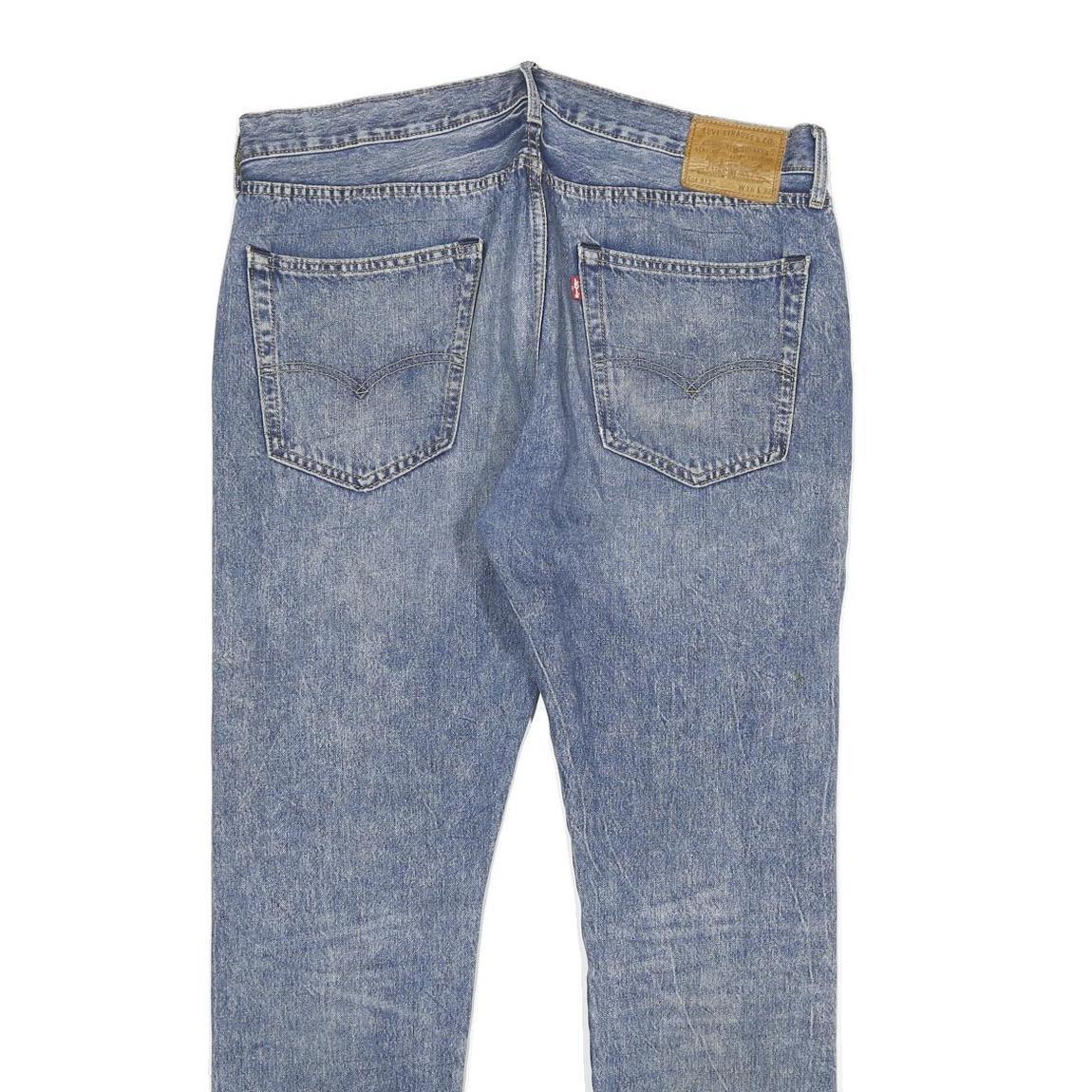 LEVI'S 512 BIG E Mens Jeans Blue Slim Skinny Denim Medium W36 L32 Classic Fit