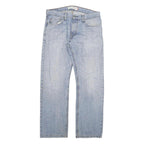LEVI'S 514 Mens Jeans Blue Slim Straight Denim Medium W33 L30 Classic Zip Button
