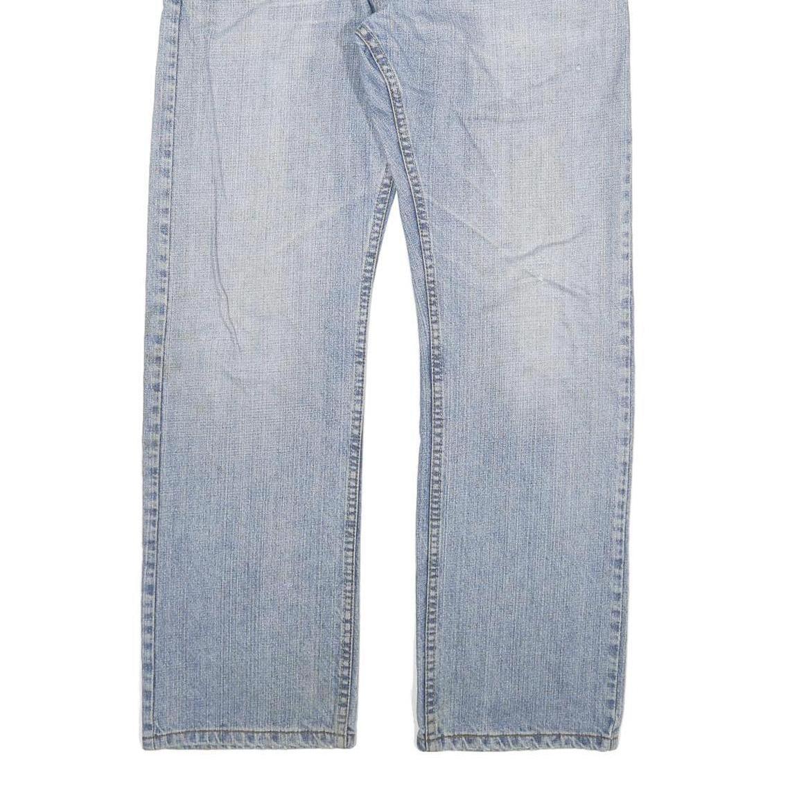 LEVI'S 514 Mens Jeans Blue Slim Straight Denim Medium W33 L30 Classic Zip Button