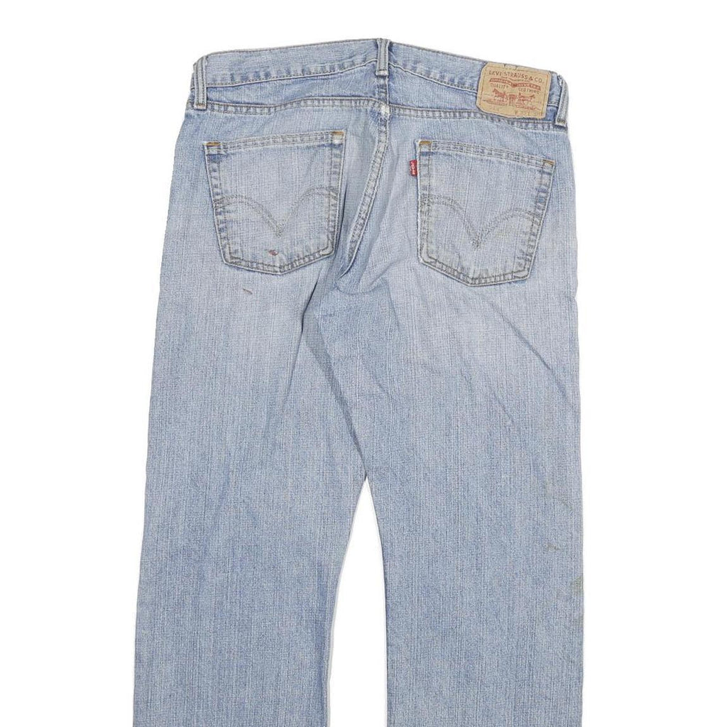 LEVI'S 514 Mens Jeans Blue Slim Straight Denim Medium W33 L30 Classic Zip Button