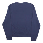 FILA Mens Blue Crew Neck L Sweatshirt Cotton Blend Classic Logo Casual