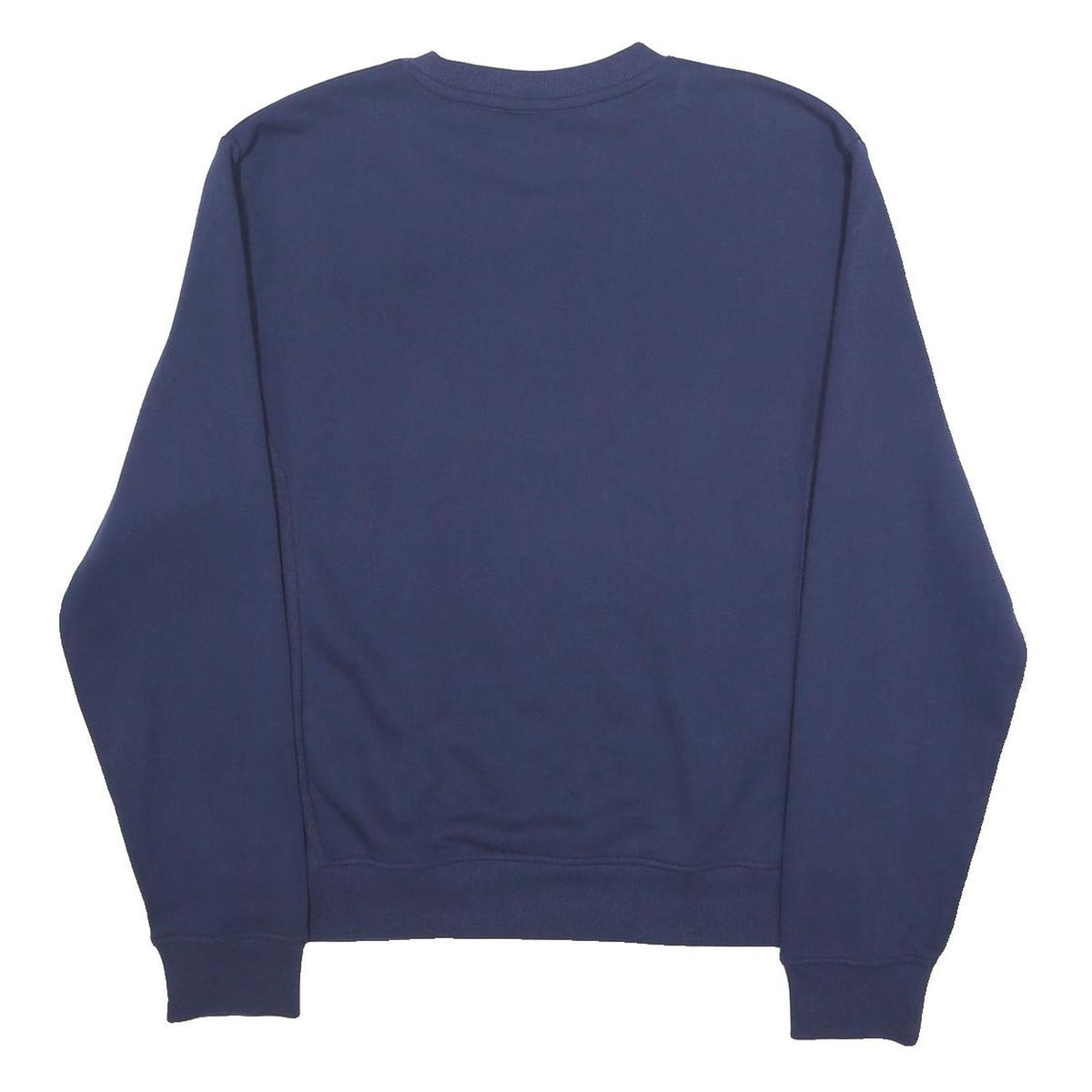 FILA Mens Blue Crew Neck L Sweatshirt Cotton Blend Classic Logo Casual