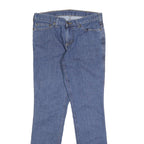 CARHARTT Womens Jeans Blue Slim Skinny Denim Raw W29 L30 Zip Cotton Blend