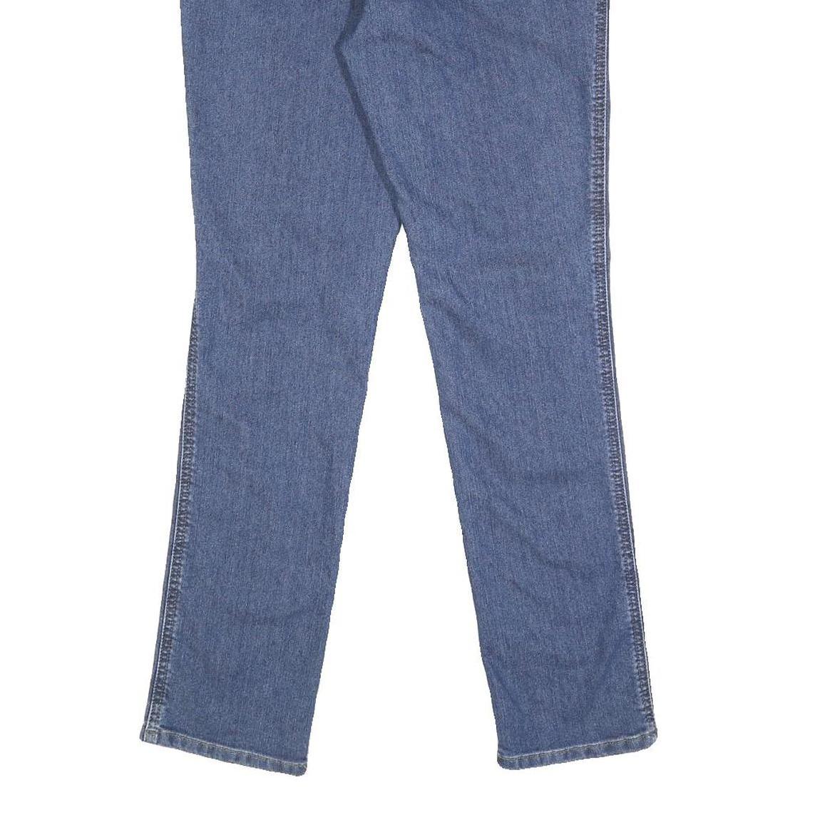 CARHARTT Womens Jeans Blue Slim Skinny Denim Raw W29 L30 Zip Cotton Blend