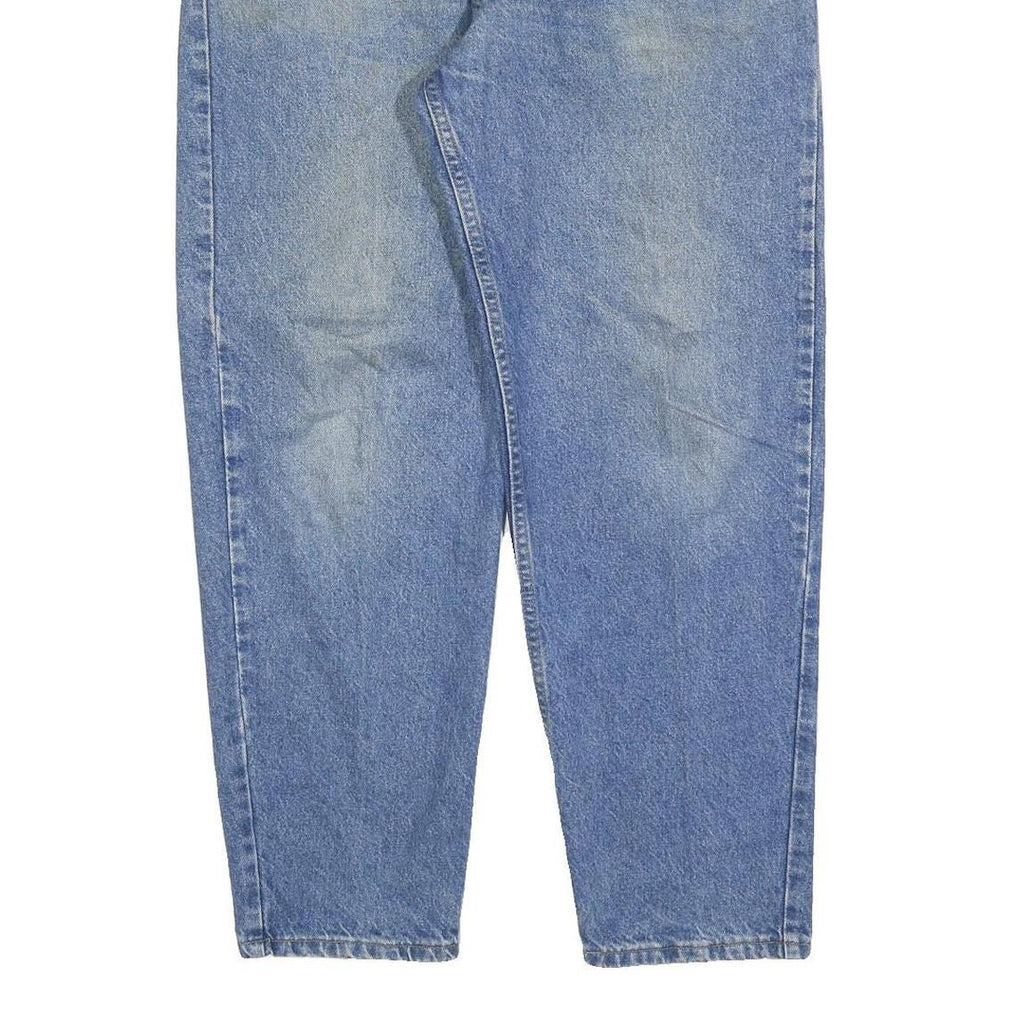 CARHARTT Mens Regular Blue Denim Light W36 L30 Relaxed Fit Cotton Blend Zip