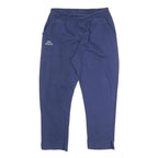 KAPPA Womens Joggers Blue XL W30 L25 Casual Cotton Blend Relaxed Tapered