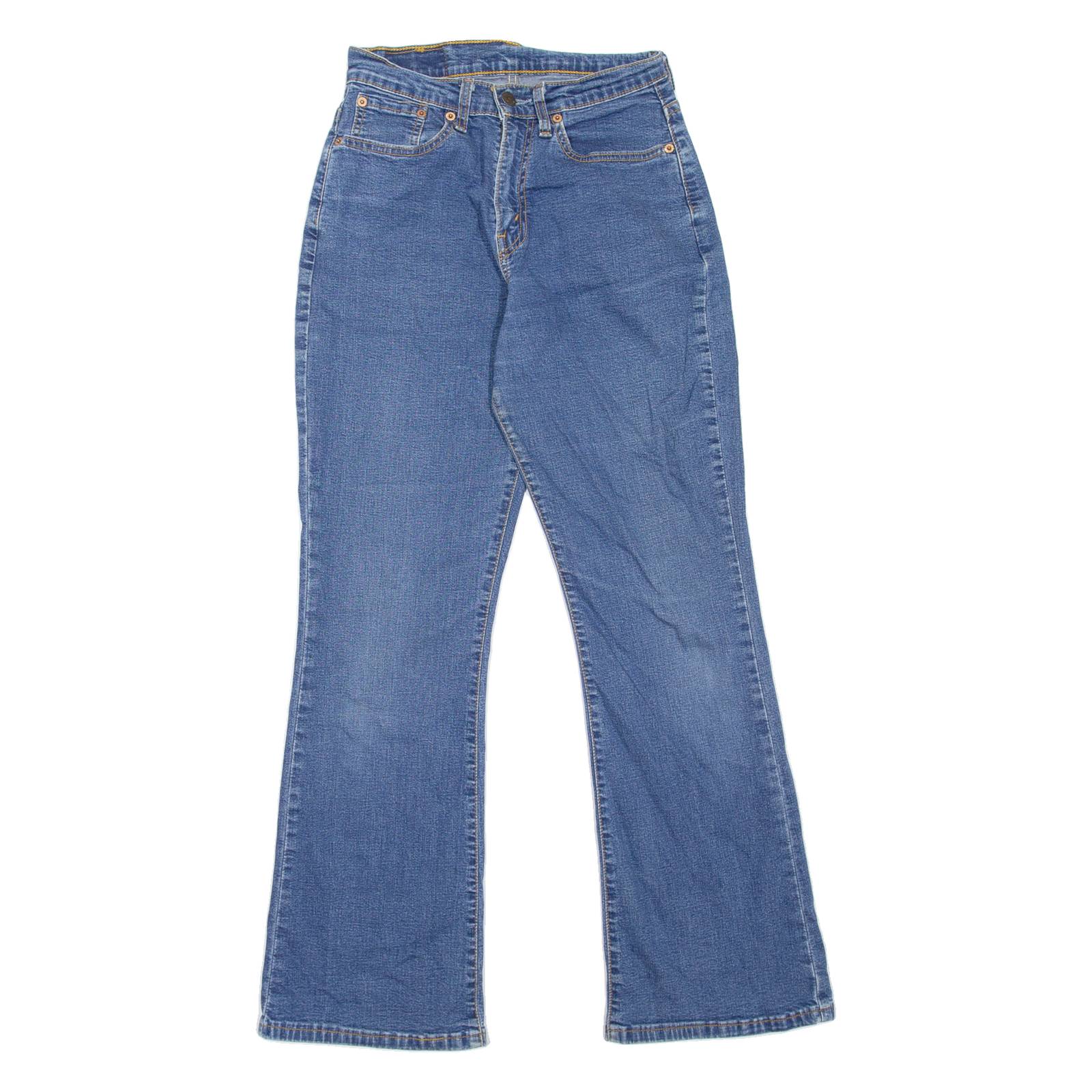 LEVI'S 584 87 Womens Jeans Blue Regular Bootcut W25 L30