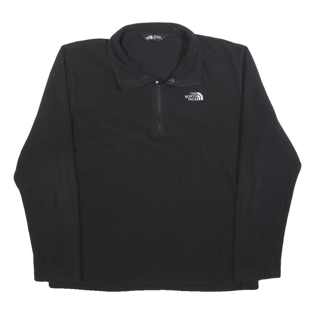 THE NORTH FACE Mens Black Plain Pullover Jumper Crew Neck Regular L Mountain