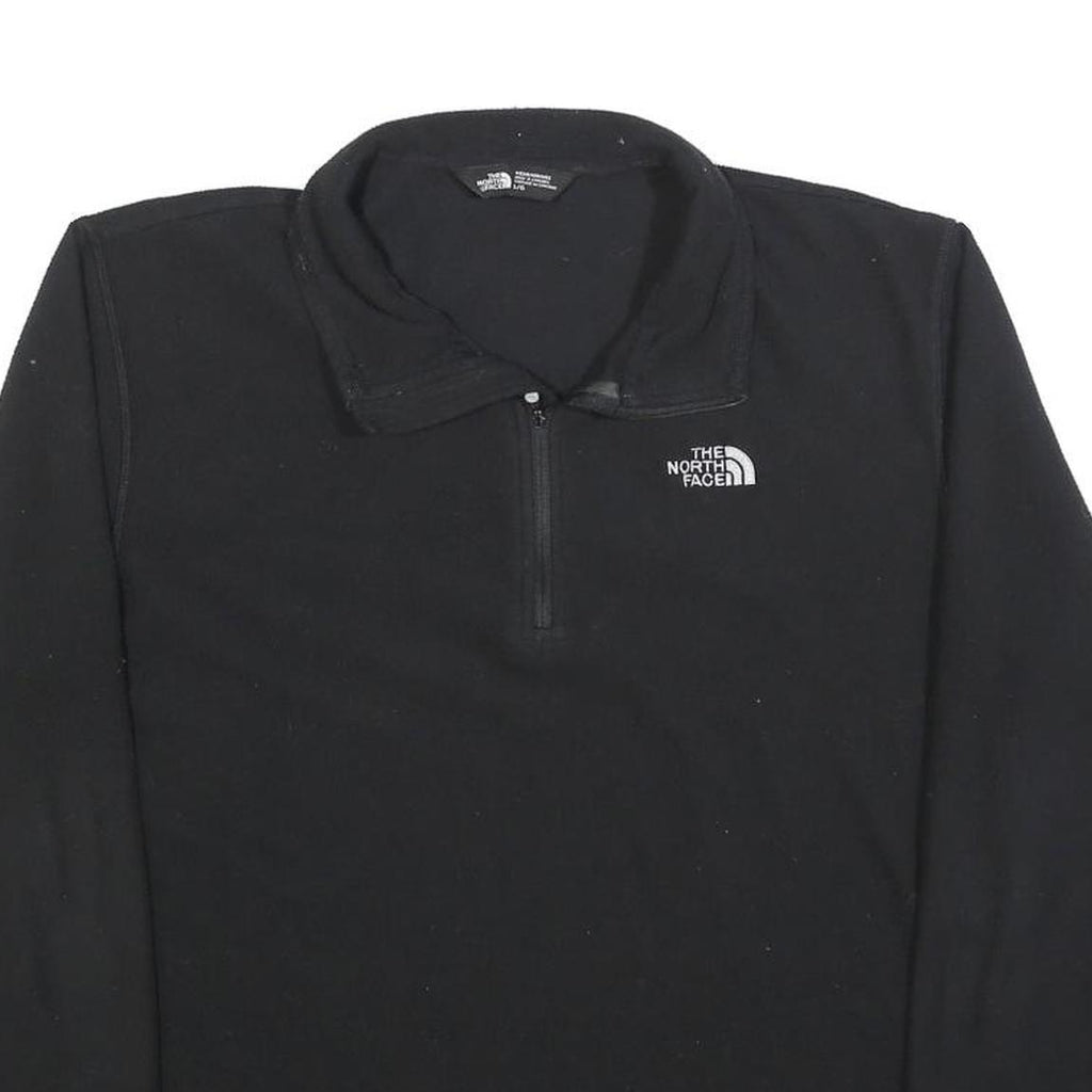 THE NORTH FACE Mens Black Plain Pullover Jumper Crew Neck Regular L Mountain