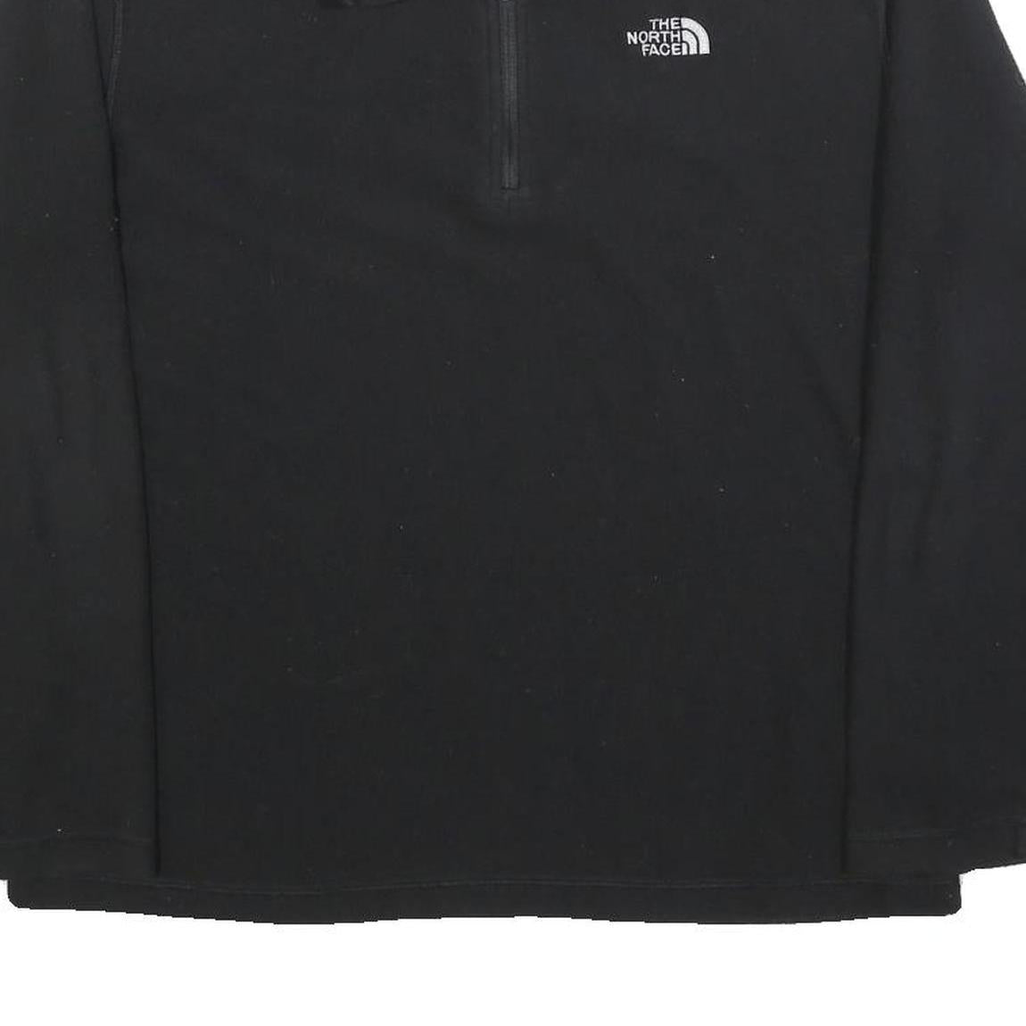 THE NORTH FACE Mens Black Plain Pullover Jumper Crew Neck Regular L Mountain