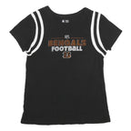 NFL Womens Black Bengals Football T-Shirt L Short Sleeve Crew Neck Sportswear