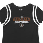 NFL Womens Black Bengals Football T-Shirt L Short Sleeve Crew Neck Sportswear