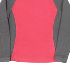 THE NORTH FACE Womens Red & Grey Classic Jacket M Polyester Blend Fleece Zip